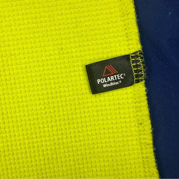 Patagonia Jacket Mens XL Blue Adze Polartec Softshell Windblock Bright B2 - Picture 8 of 16